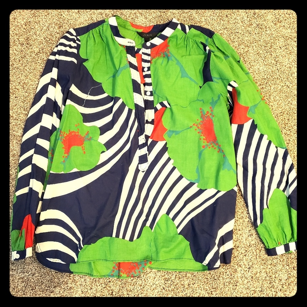 J Crew Patterned Top